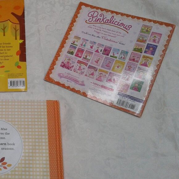 Fall Themed Young Child 4-Book Bundle: Hello Kitty, Clifford, Pinkalicious, More - Picture 6 of 12